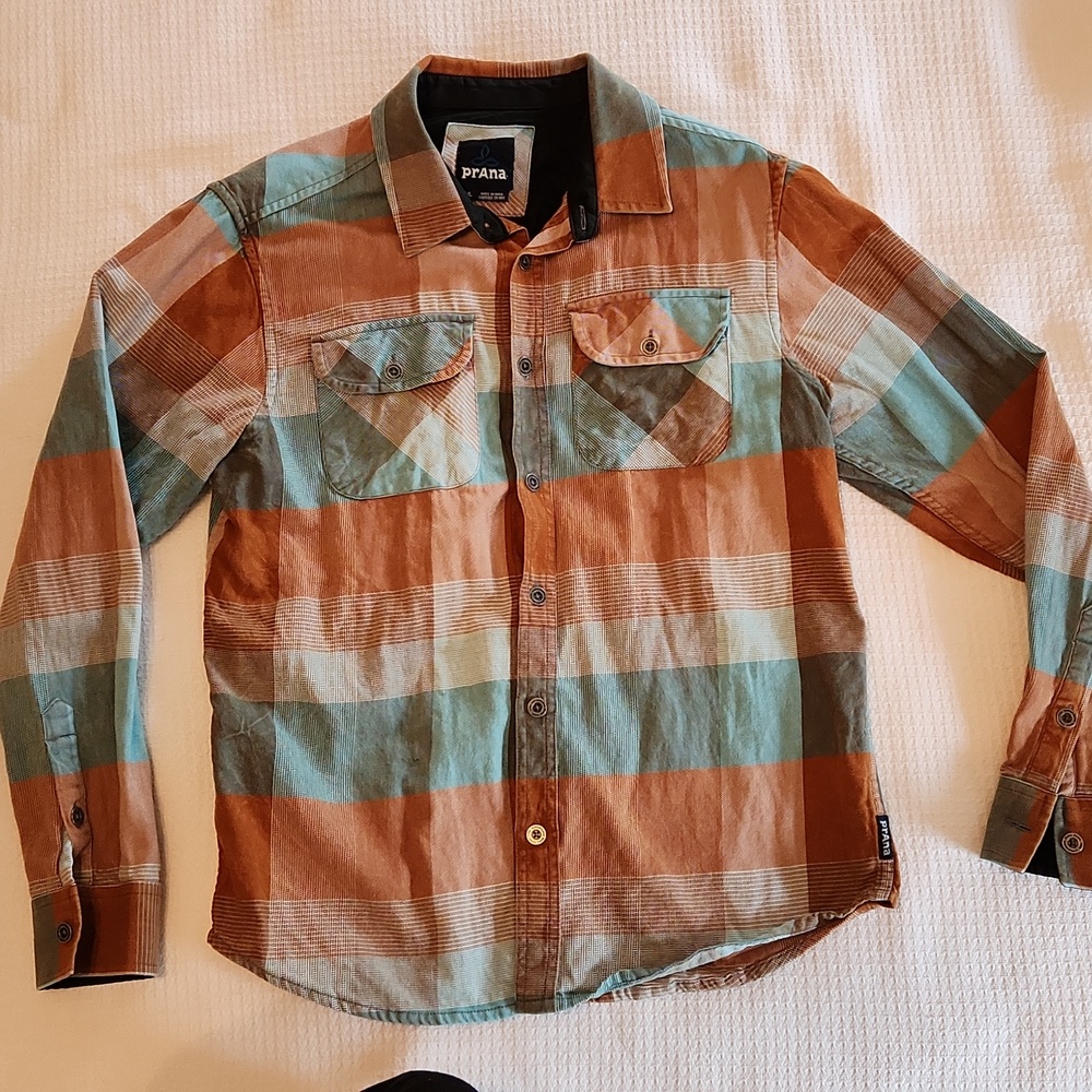 Prana Long Sleeve Button Down Shirt